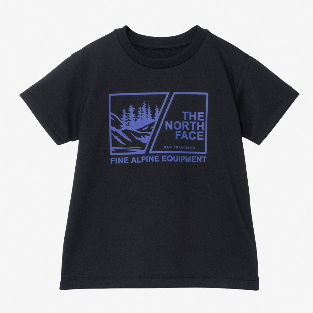 【メール便OK】THE NORTH FACE(ザ・ノース・フェイス) NTT32507 トドラー ショートスリーブ ビューポイントグラフィックティー キッズ 半袖Tシャツ 子供用