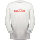 【メール便OK】MAMMUT(マムート) 1016-01030 QD ロゴ プリント ロングスリーブ Tシャツ AFメンズ アウトドア トップス ロンT