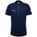 【メール便OK】MAMMUT(マムート) 1017-04920 エナジー ファーストレイヤー ハーフジップTシャツ AF メンズ 軽量 速乾 防臭 半袖