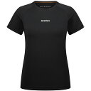 【メール便OK】MAMMUT(マムート) 1017-02022 キューディー ロゴ プリント Tシャツ AF ウィメン アウトドア 吸水速乾 カジュアル