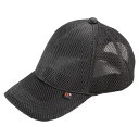 CAPTAIN STAG(キャプテン スタッグ) UM2503 Wメッシュランニングキャップ BK