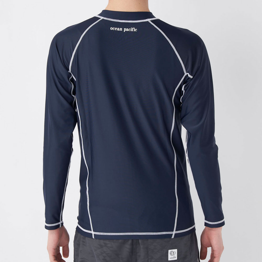 メール便OK メンズ 長袖 ハイネック フルジップ ラッシュガード 水着 トップス OceanPacific(オーシャンパシフィック) 513481