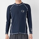 【メール便OK】OceanPacific(オーシャンパシフィック) 513481 メンズ 長袖 ハイネック フルジップ ラッシュガード 水着 トップス