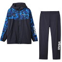 DESCENTE(デサント) DMMWJF30/DMMWJG30 メンズ HEATNAVI 総柄グラフィック スリーブロゴ フルジップフーディー 上下セット