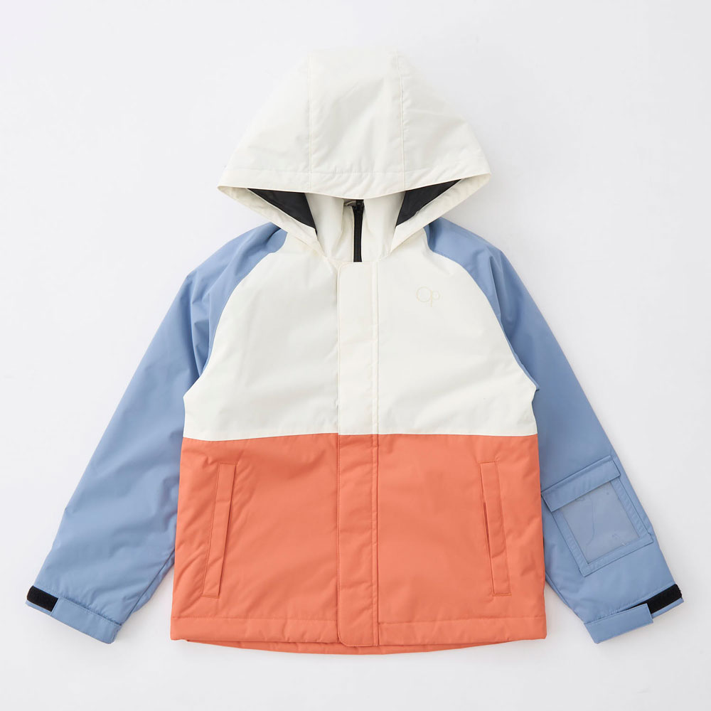 オーシャンパシフィック OceanPacific ジュニア スキーウェア 上下セット スキー スノーボード 防水 オレンジ ブルー 543850 2