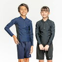 NIKE(ナイキ) 1991093 ジュニア ロングスリーブ セットアップ スクール水着 上下 ボーイズ ガールズ 子供用