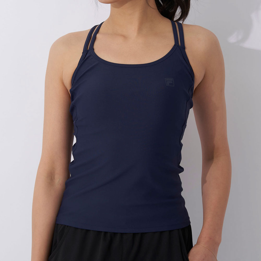 フィラ FILA レディース スポーティ タンクトップ クロスバック ブラトップ フィッ...