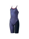 【メール便OK】2024FW SPEEDO(スピード) STW12456 レディース 競泳トレーニング水着 デニムターンズニースキン 水泳 練習用