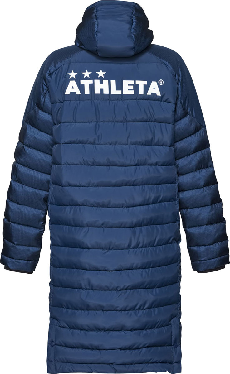 スポーツマートのメンズ ベンチコート サッカー フットサル スポーツ観戦 防寒 中綿 部活 通学 ATHLETA(アスレタ) 04167｜アングル3
