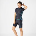 FILA(フィラ) 344605 レディース タンキニセット 袖付き フルジップ フィットネス水着 水泳 プール(4)