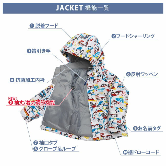 オンヨネ レセーダ ONYONE RESEEDA JUNIOR SUIT キッズ ジュニア スキーウェア 上下セット ボーイズ スノースーツ RES57001 3