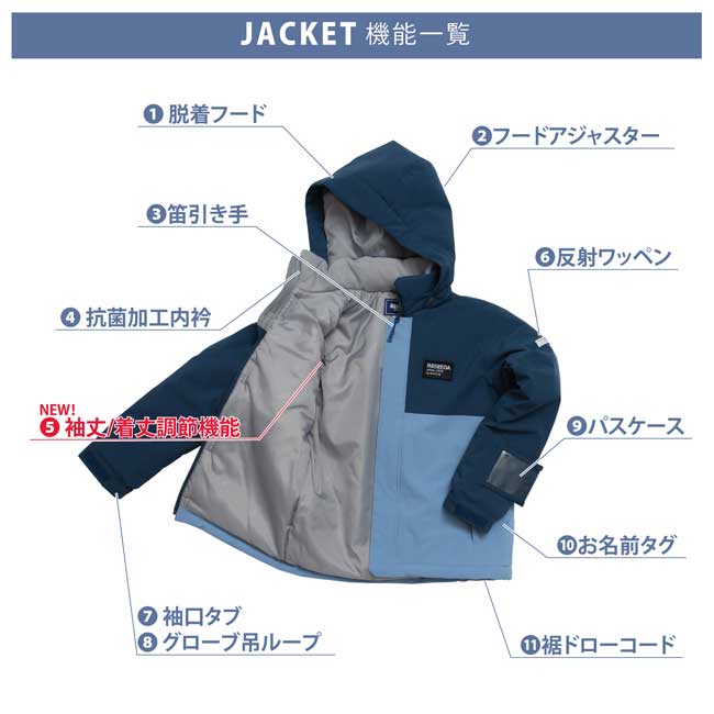 オンヨネ レセーダ ONYONE RESEEDA JUNIOR SUIT キッズ ジュニア スキーウェア 上下セット ガールズ スノースーツ RES67003 3