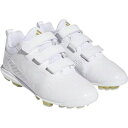 アディダス(adidas) スタビル5 LOW AC K（STABILE5POINT LOW AC K） フットウェアホワイト／フットウェアホワイト／ゴールドメタリック GV9375 野球スパイク ジュニアポイントスパイク ベルト 面ファスナー