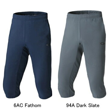 オークリー(oakley)ENHANCE DOUBLE CLOTH 3/4 PANTS.QD 8.0422435JP6AC Fathom94A DarkSlateメンズ　ユニセックス　トレーニングパンツ　ハーフパンツ 七分丈