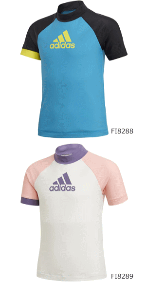 adidas アディダス ラッシュガード 長袖 水着 海水浴 プール ジュニア キッズ 子供用 GKE90【20SS】【0604SS】