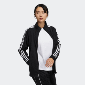 adidasアディダスジャージトレーニングウェアスリーストライプスダブルニットトラックトップレディース女性用JIL43