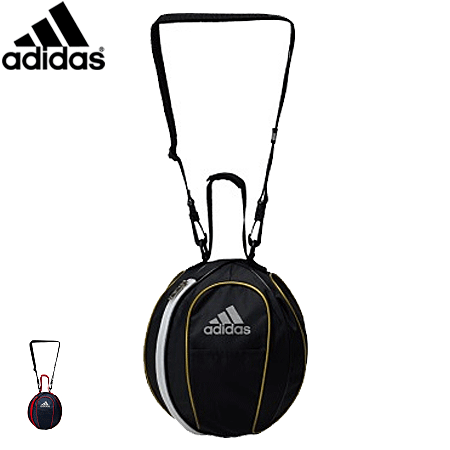 【全品対象5%OFFクーポン★6/25 20時〜4時間限定】adidas ボール用ナップ 収納袋 ナップサック スポーツバッグ ボールバッグ[AKM33]のサムネイル