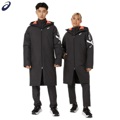【10%OFFクーポン配布中】asics アシックス ベンチコート ロングコート 中綿ロングコート メンズ 男性用 レディース 女性用 2031E735
