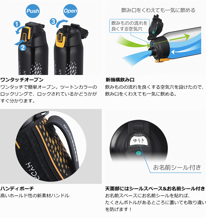 水筒 サーモス THERMOS 真空断熱 スポーツボトル 保冷専用 1.0L FHT1001F