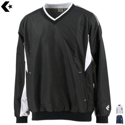 【10%OFFクーポン配布中】CONVERSE コンバース バスケット Vネック ウォームアップジャケット ウィンドブレーカー トレーニングウェア 移動着 練習...