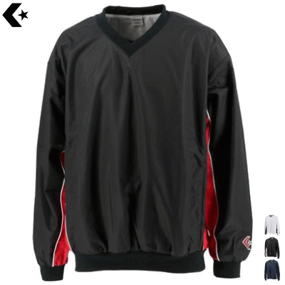 【10%OFFクーポン配布中】CONVERSE コンバース バスケット Vネック ウォームアップジャケット ウィンドブレーカー トレーニングウェア 移動着 練習...