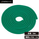 THERABAND セラバンド セラチューブ ブリスターパック 長さ3m 強度レベル+1 グリーン TTB-13【1個までメール便OK】