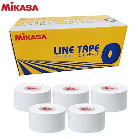 【クーポン配布中】MIKASA ラインテープ 伸びないタイプ グリーン 50mm×50m 【×2巻入り】