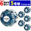 ミカサ MIKASA サッカーボール 6個セット 検定球 土用 5号球 アルムンド ALMUNDO FT551D-GR-NLB