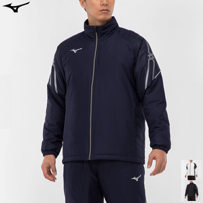 MIZUNO ミズノ MC-LINE ブレスサーモ 中綿ウォーマージャケット ウィンドブレーカージャケット トレーニングウェア メンズ 男性用 レディース 女性用 32ME2630