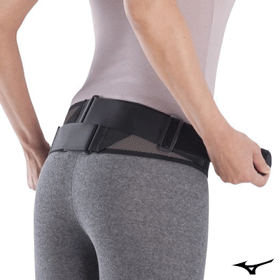 MIZUNO ミズノ 腰部骨盤ベルト 腰 サポーター メッシュタイプ 補助ベルト付き 男女兼用 C3JKB501のサムネイル