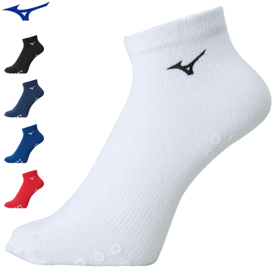 MIZUNO ミズノ レーシングソックス ランニングソックス 靴下 5本指 ショート丈 滑り止め付 陸上 メンズ 男性用 レディース 女性用 U2MX8014【1枚までメール便OK】