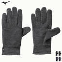 MIZUNO ミズノ 手袋 ブレスサーモ フリース タッチパネル対応 メンズ 男性用 レディース 女性用 C2JYA604【1点までメール便OK】