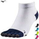 MIZUNO ミズノ ランニングソックス 靴下 5本指 メンズ 男性用 レディース 女性用 J2MX8004【2足までメール便OK】