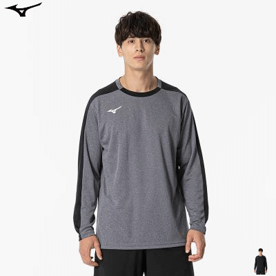 MIZUNO ミズノ Tシャツ 長袖シャツ スポーツウェア トレーニングウェア ソフトニットシャツ メンズ 男性用 62JCB000【1枚までメール便OK】