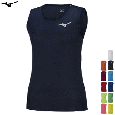 ミズノ レーシングシャツ(陸上競技)［レディース］ ブラック×ホワイト Mizuno U2MA825009