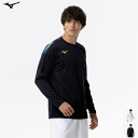 MIZUNO ミズノ 長袖シャツ トレーニングウェア プラクティスシャツ ラケットスポーツ メンズ 男性用 レディース 女性用 62JAC045【1枚までメール...