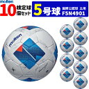 モルテン サッカーボール ヴァンタッジオ4900 10個セット 土用 検定球 国際公認球 5号球 F5N4901 molten