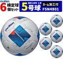 モルテン サッカーボール 国際公認球 5号球 検定球 土用 ヴァンタッジオ4900 6個セット F5N4901