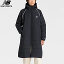 newbalance ニューバランス ベンチコート ロングコート 中綿コート パデッドロングレングスジャケット レディース 女性用 AWJ53173【2025F...