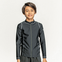 ラッシュガード 水着 長袖 男の子 NIKE ナイキ BOYS ロングスリーブ F/Z UV ハイドロガード 海水浴 水泳 プール スイム 日焼け対策 紫外線対策 1991072 018【1枚までメール便OK】【24SP-SPZ】【返品不可】