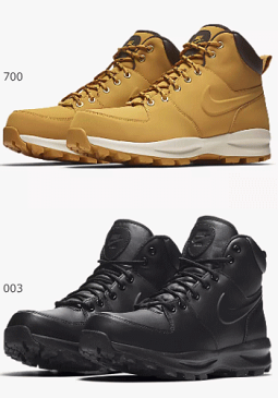送料無料 NIKE ナイキ ブーツ メンズ マノア レザー MANOA LEATHER スニーカー カジュアルシューズ 男性用 454350