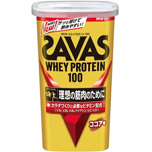 SAVAS ザバス ホエイプロテイン100 ココア味 280g CZ7451のサムネイル