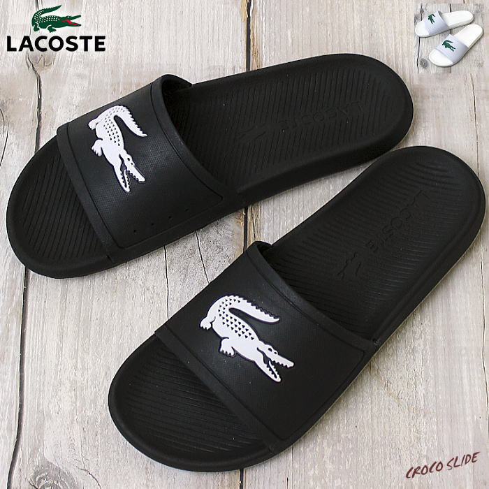 LACOSTE ラコステ サンダル スリッパ スポーツサンダル シャワーサンダル CROCO SLIDE メンズ 男性用 CMA0018