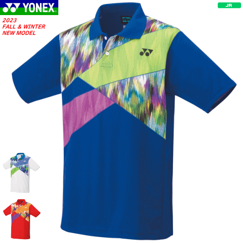 【10%OFFクーポン配布中】YONEX ヨネックス ゲームシャツ ユニホーム 半袖ポロシャツ 10542J ジュニア 子供用【1枚までメール便OK】