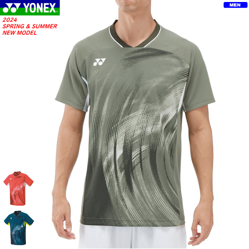 【10％OFFクーポン配布中】YONEX ヨネックス ゲームシャツ(フィットスタイル) ユニホーム 半袖シャツ 1..