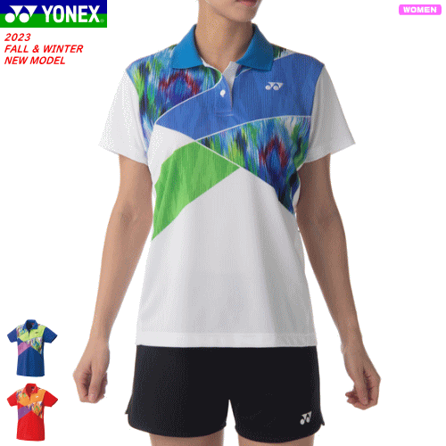【10%OFFクーポン配布中】YONEX ヨネックス ゲームシャツ ユニホーム 半袖ポロシャツ 20740 レディース 女性用 【1枚までメール便OK】
