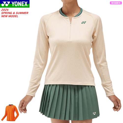 YONEX ヨネックス ゲームシャツ(ロングスリーブ) ユニホーム 長袖シャツ 20759 レディース 女性用【1枚までメール便OK】