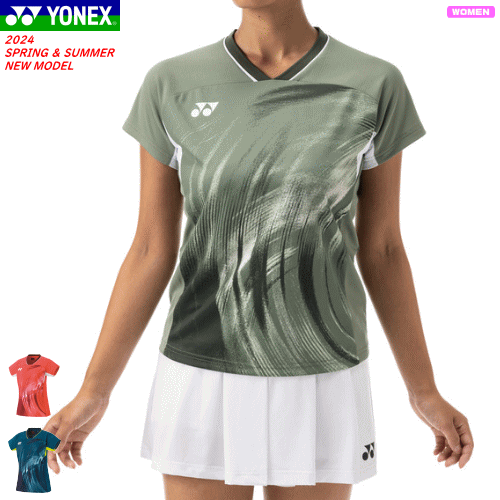 【10％OFFクーポン配布中】YONEX ヨネックス ゲームシャツ ユニホーム 半袖シャツ 20769 レディース 女..