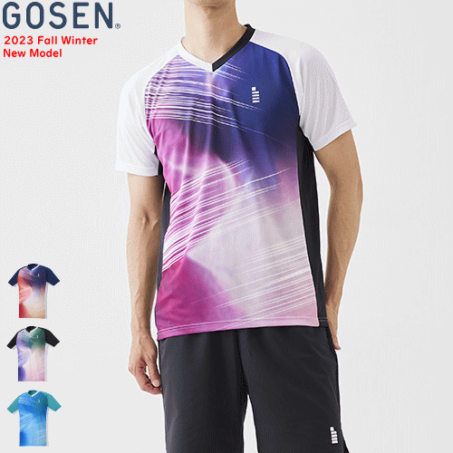 【10％OFFクーポン配布中】GOSEN ゴーセン ゲームシャツ ユニホーム 半袖シャツ ウェア T2346 ユニセッ..