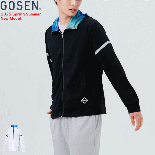 【10％OFFクーポン配布中】GOSEN ゴーセン ジップアップパーカー アウター W2500 ユニセックス 男女兼用 ジュニア 子供用